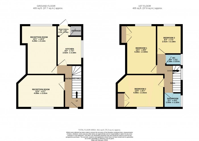 Floorplan for Monks Road, Lincoln