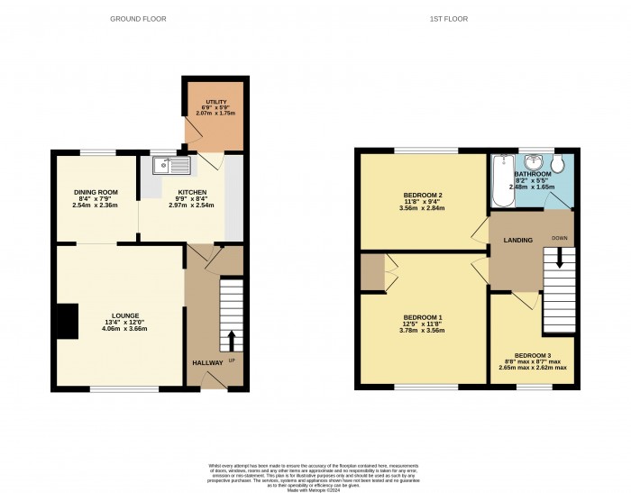 Floorplan for Willoughby Road, Scunthorpe