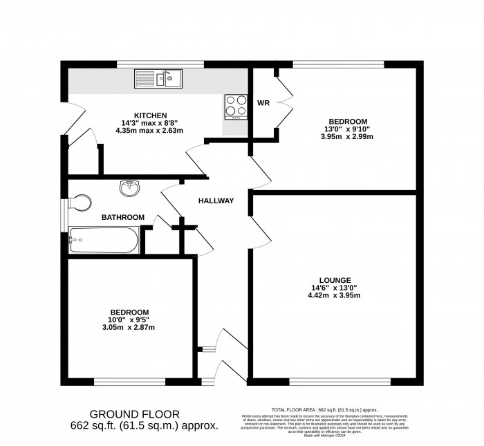 Floorplan for Bullingham Road, Glebe Park, Lincoln