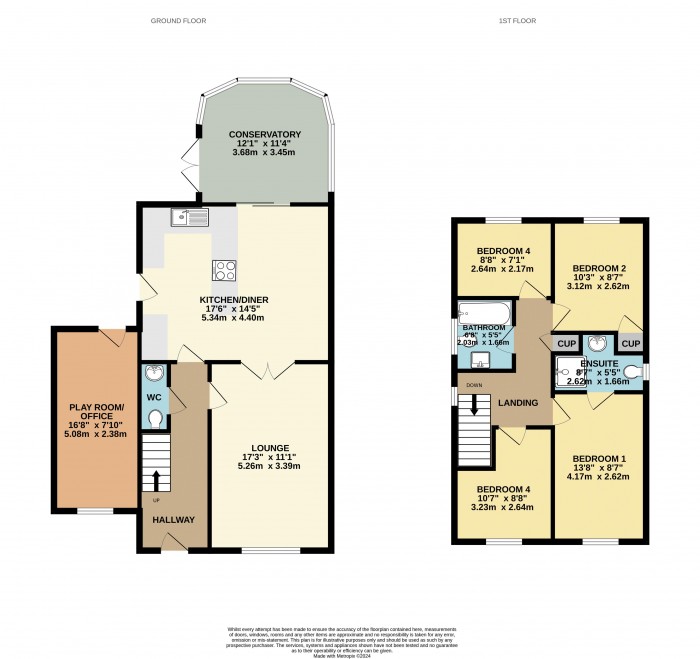 Floorplan for Fenners Avenue, Bottesford