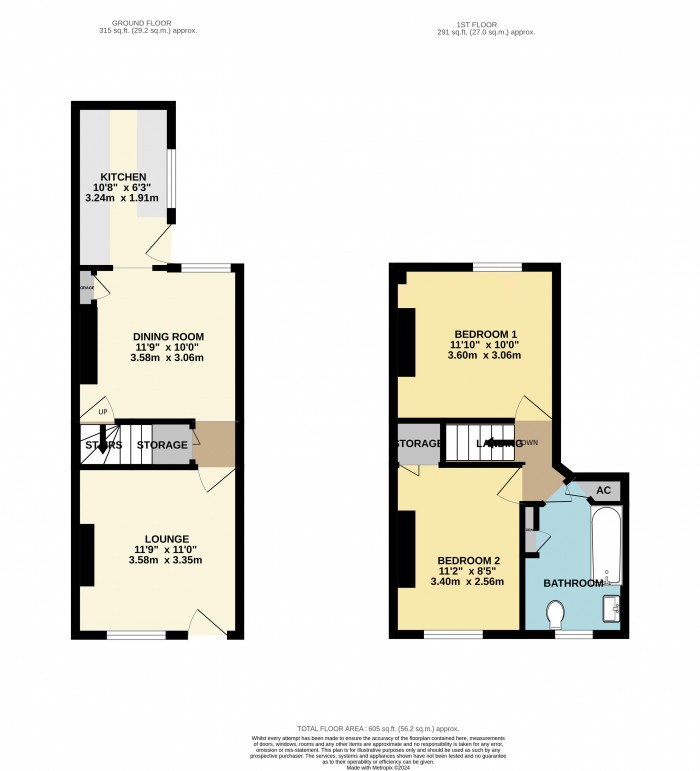 Floorplan for St. Faiths Street, West End, Lincoln