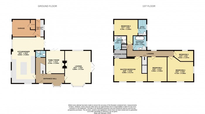 Floorplan for Badgers Oak, Bassingham, Lincoln