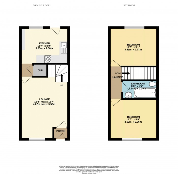 Floorplan for Conference Court, Bottesford