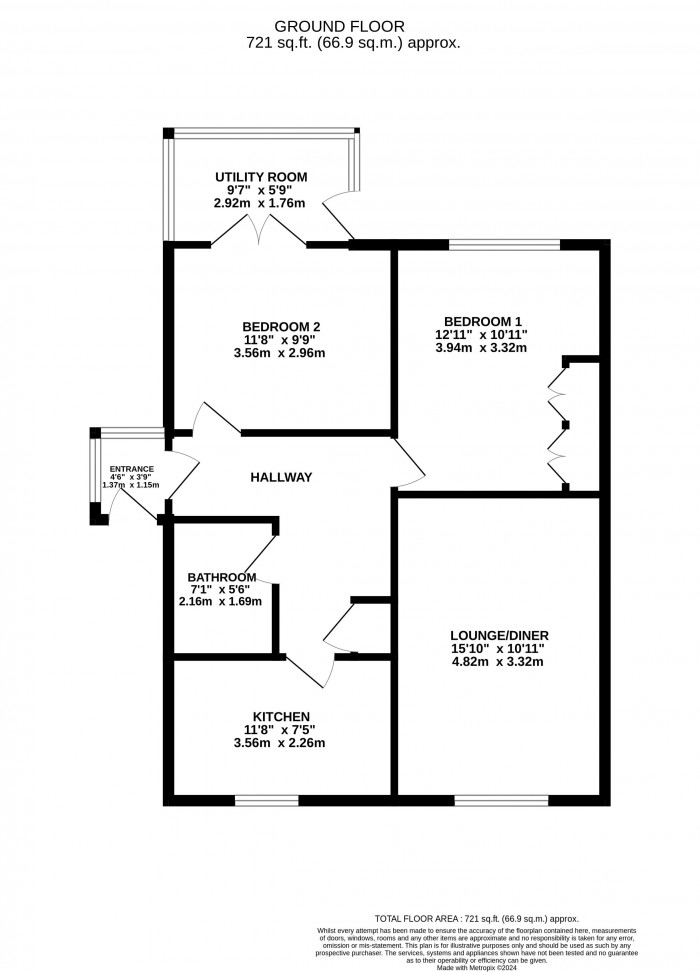 Floorplan for Phillips Court, Welton, Lincoln