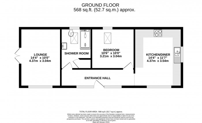 Floorplan for Red Hall Lane, Bracebridge Heath, Lincoln