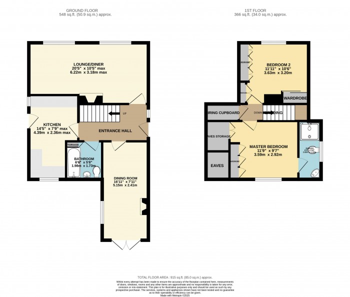 Floorplan for Hollywell Road, Lincoln