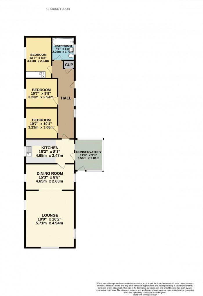 Floorplan for Station Road, Keadby