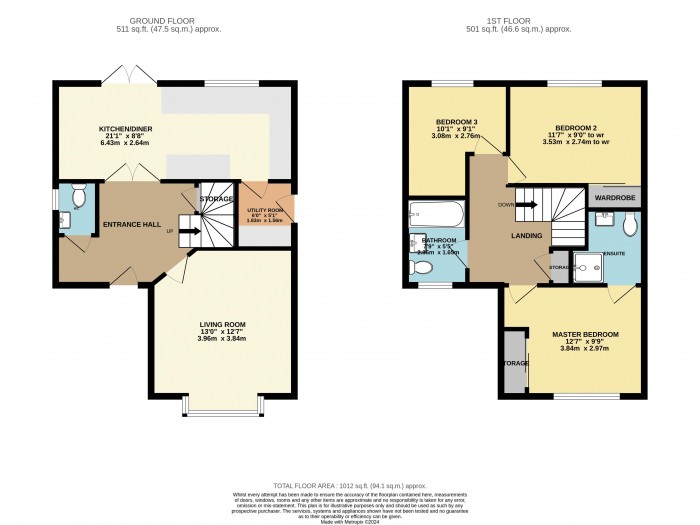 Floorplan for Farmery Lane, Welton, Lincoln