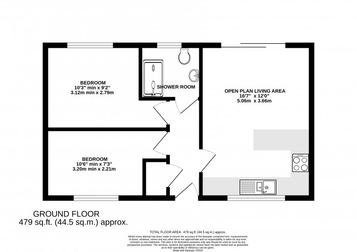 Floorplan for Princess Street, Lincoln