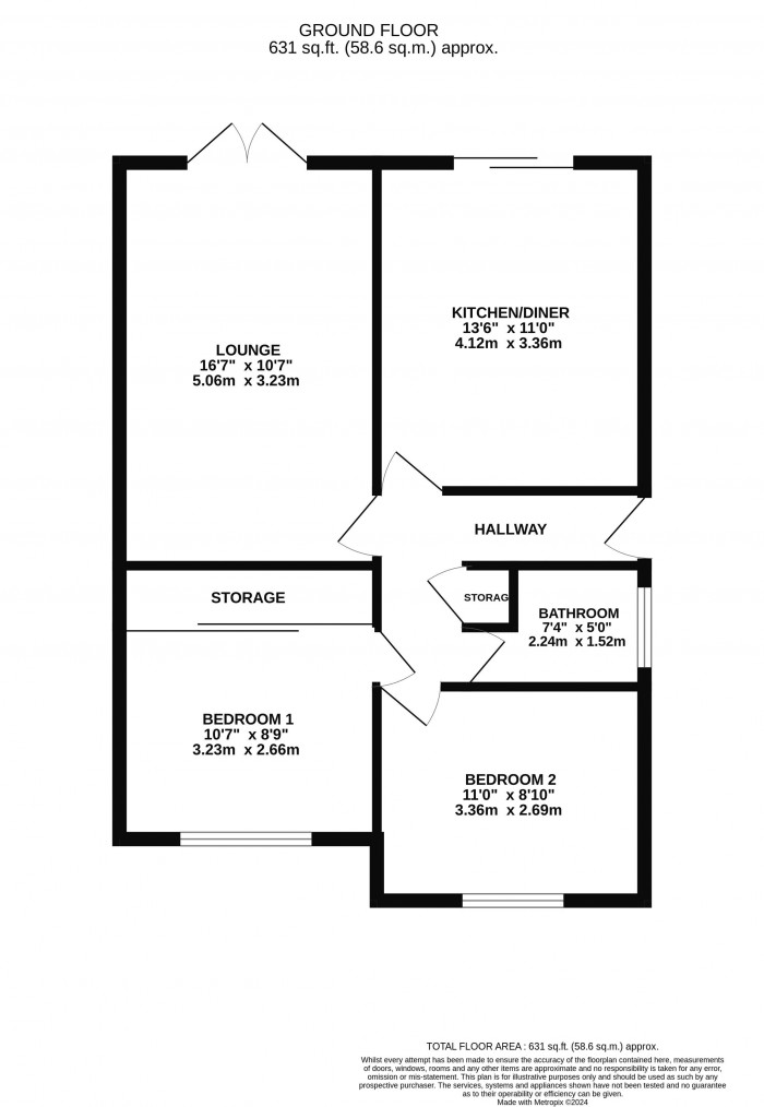 Floorplan for Beckhall, Welton, Lincoln