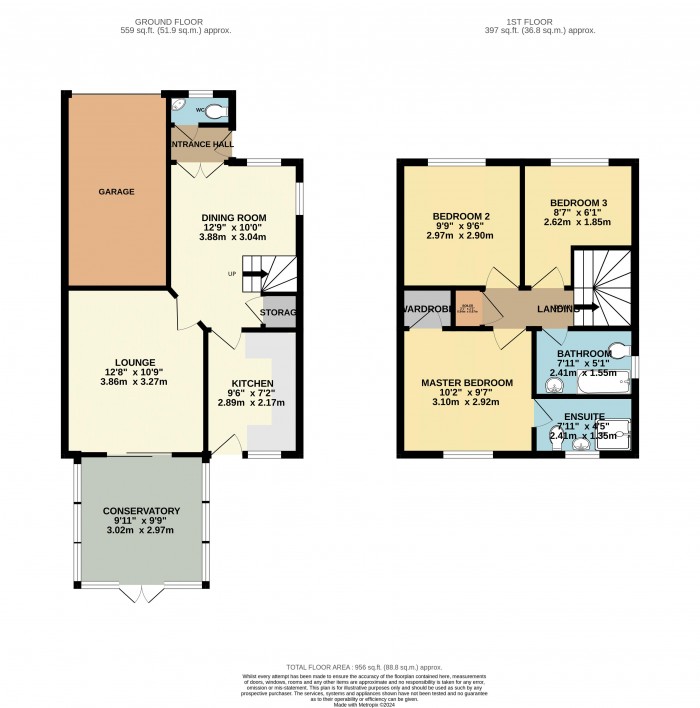 Floorplan for Old Chapel Road, Skellingthorpe, Lincoln