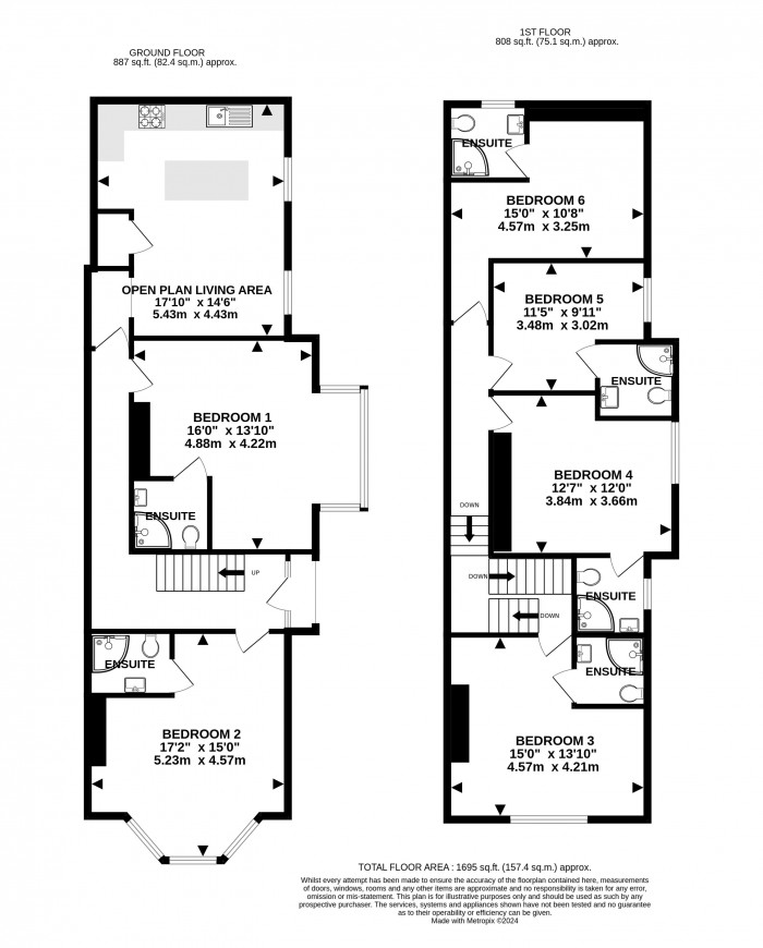 Floorplan for West Parade, Lincoln