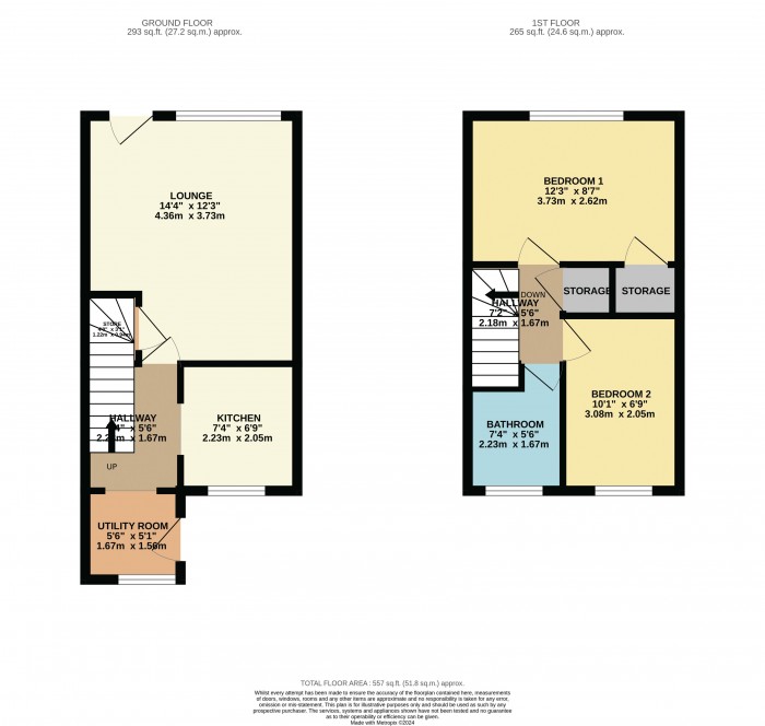 Floorplan for Lisburn Close, Brant Road, Lincoln