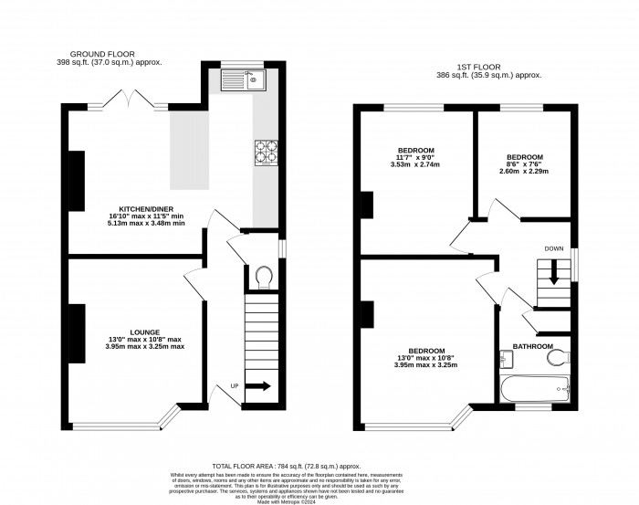 Floorplan for Western Crescent, Lincoln