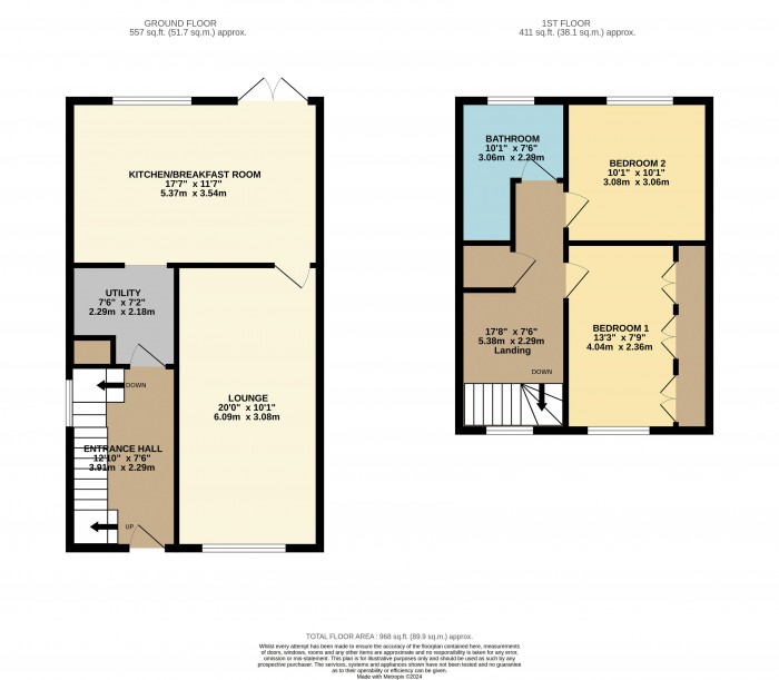 Floorplan for Northorpe Close, Lincoln