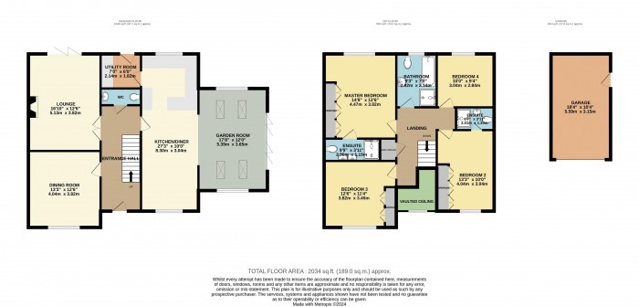 Floorplan for Hopkinson Close, North Scarle, Lincoln