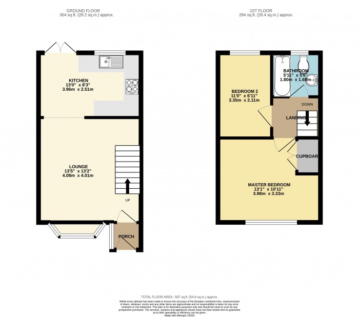 Floorplan for Chedworth Close, Glebe Park, Lincoln