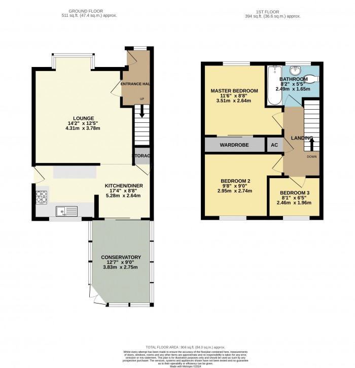 Floorplan for Bramble Close, Welton, Lincoln