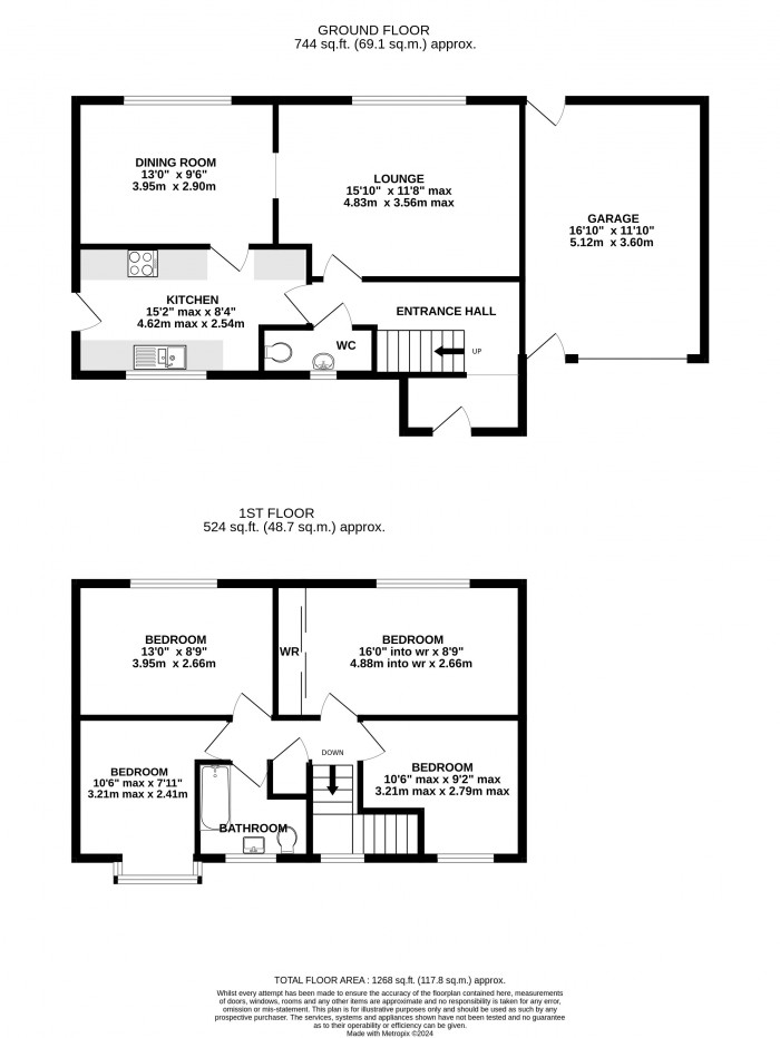 Floorplan for Lindholme Road, Doddington Park, Lincoln