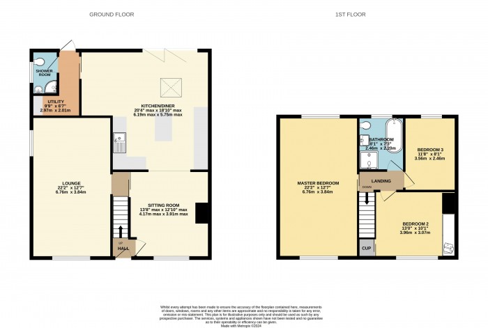 Floorplan for Gainsborough Road, Scotter