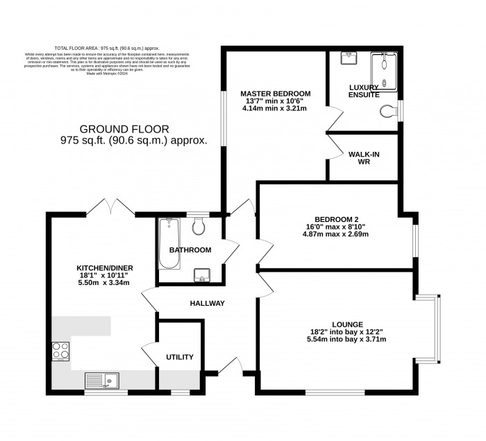 Floorplan for Hotchkin Gardens, Woodhall Spa