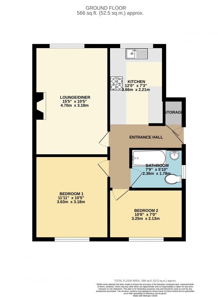 Floorplan for Wheatfield Road, Birchwood, Lincoln