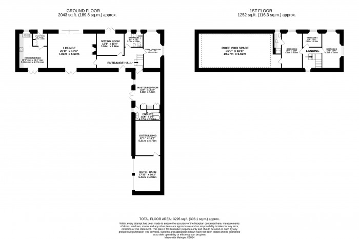 Floorplan for Aysgarth, Hall Drive, Canwick, Lincoln