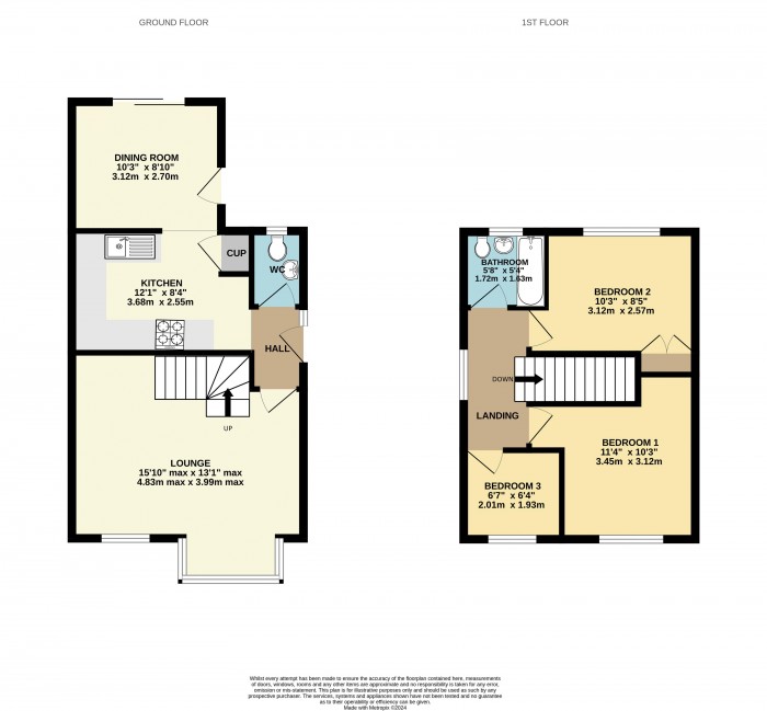 Floorplan for Quebec Road, Bottesford