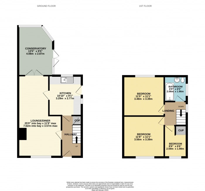 Floorplan for Eton Drive, Bottesford