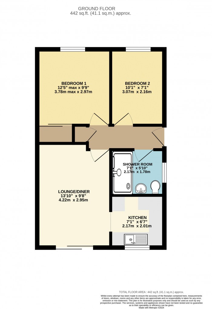 Floorplan for Ridge View, Fillingham