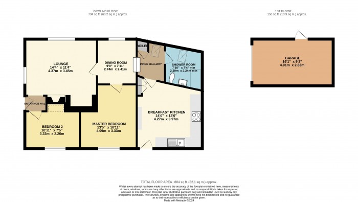 Floorplan for Lincoln Road, Branston, Lincoln