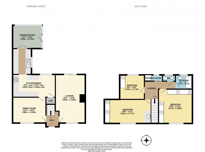 Floorplan for Rivelin Crescent, Scunthorpe