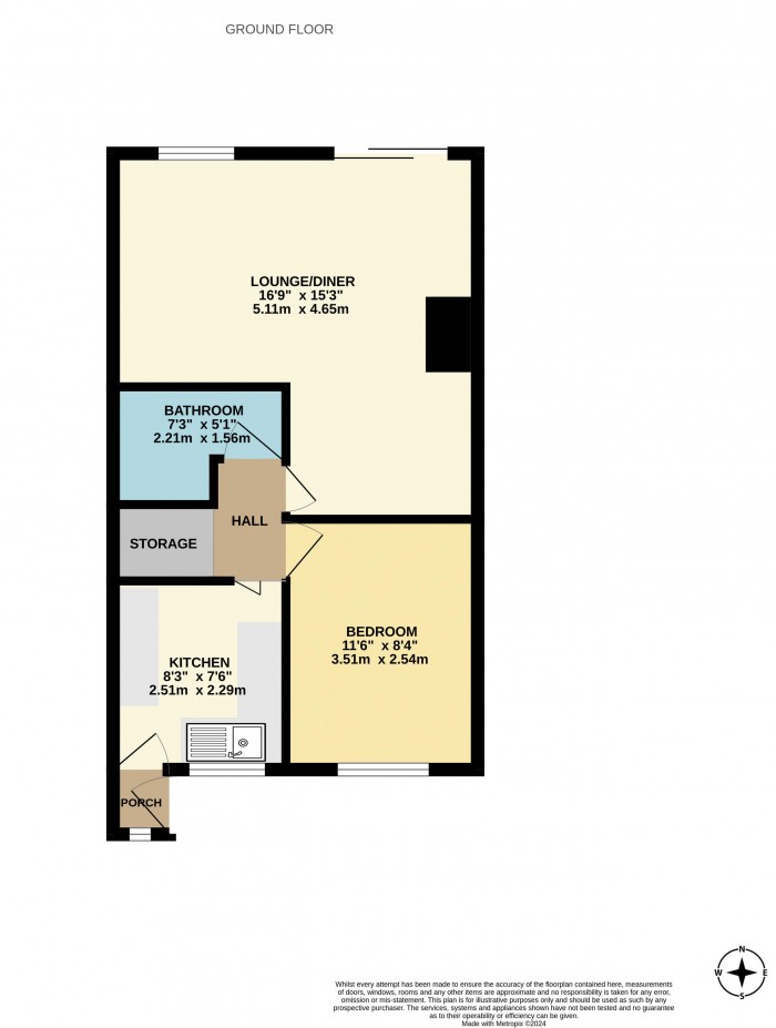 Floorplan for Lea Garth, Messingham