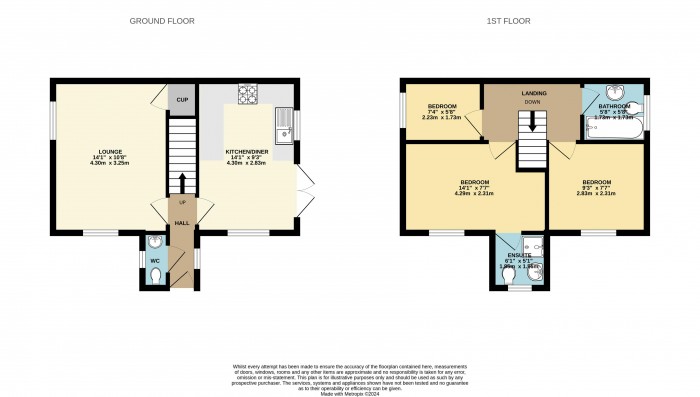 Floorplan for Wexford, Plot 21, Cornfield Way, Winterton, DN15 9FG