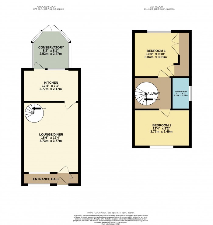 Floorplan for Atwater Close, Glebe Park, Lincoln