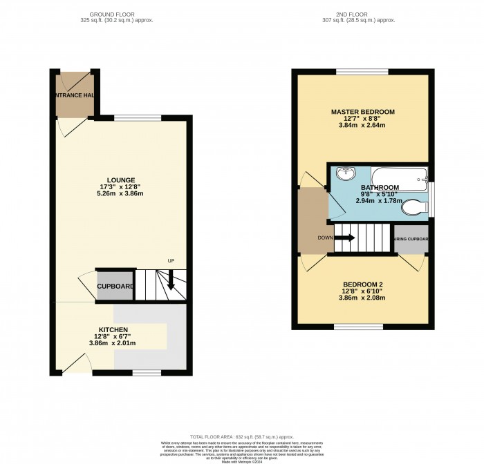 Floorplan for Adelaide Close, Waddington, Lincoln