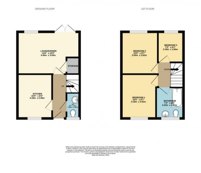 Floorplan for Meadowfield Close, Lincoln