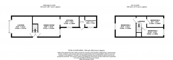 Floorplan for Kirkby Street, Lincoln