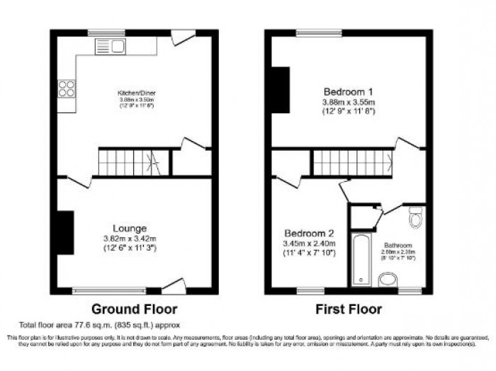 Floorplan for Thomas Street, Lincoln