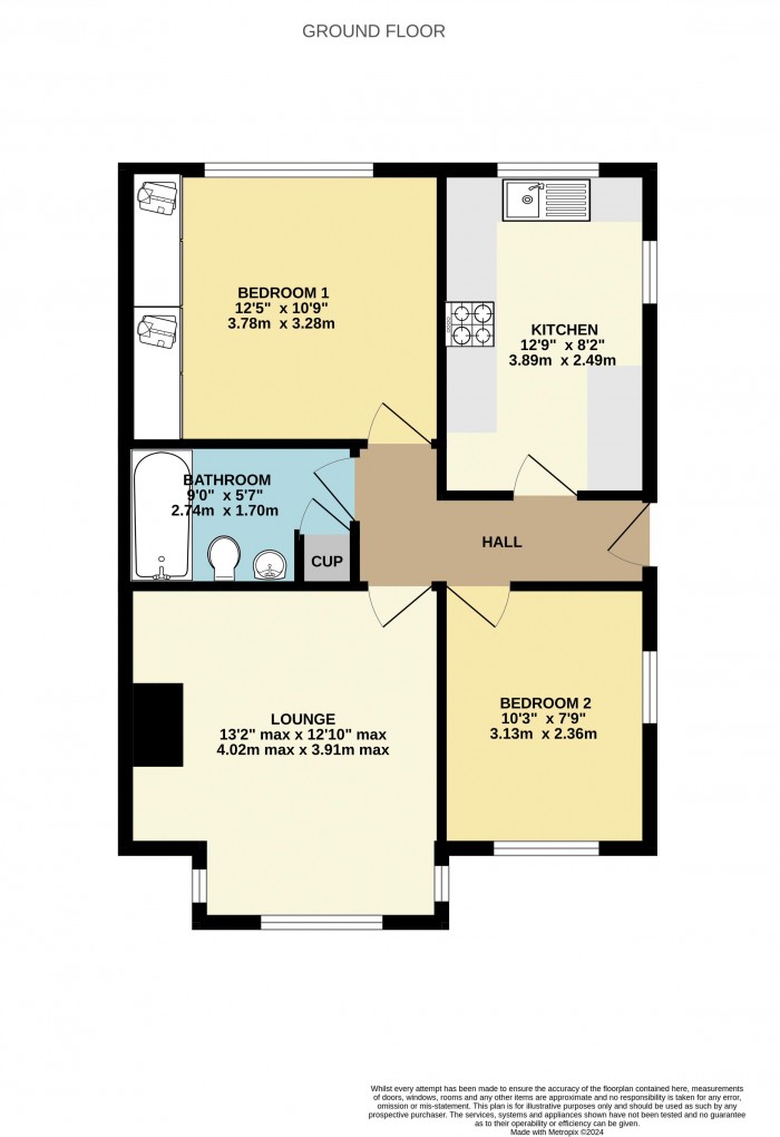 Floorplan for Todds Court, High Street, Messingham