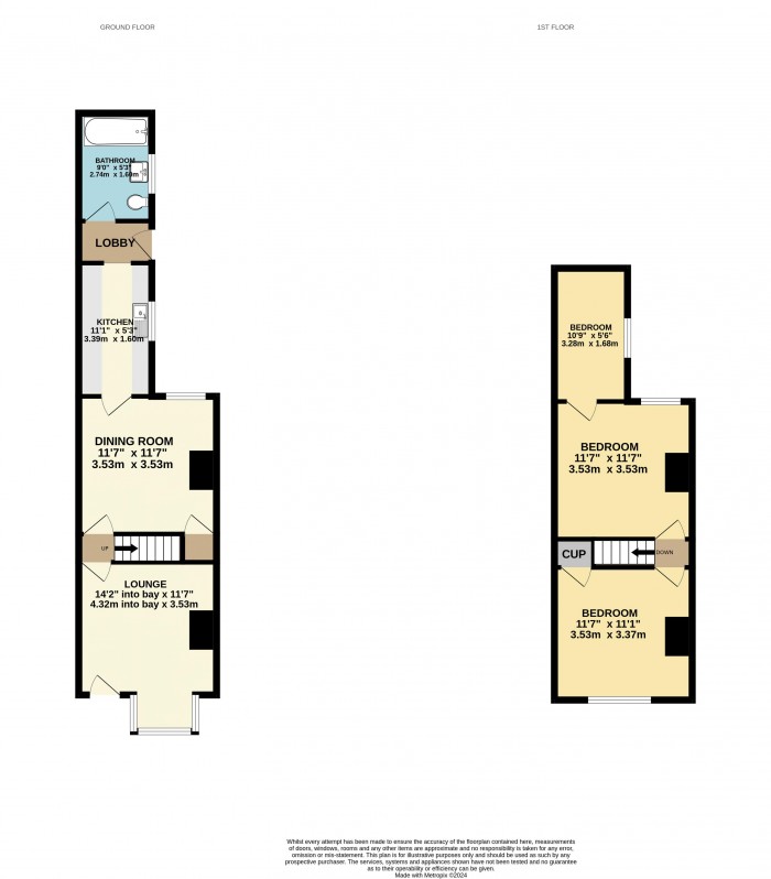 Floorplan for West Street, Scunthorpe