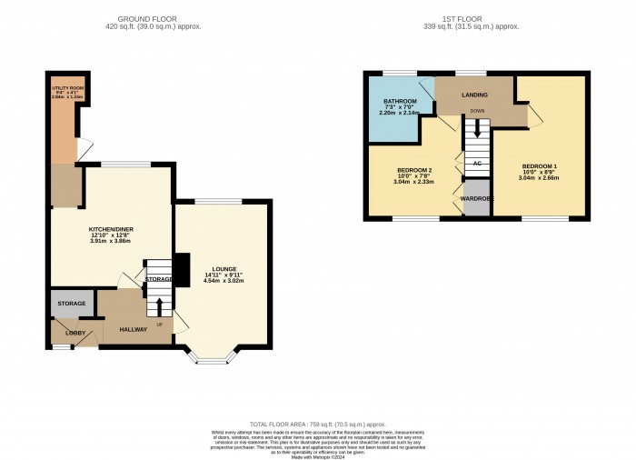 Floorplan for Queen Elizabeth Road, Lincoln