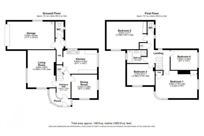 Floorplan for Chapel Lane, North Hykeham, Lincoln