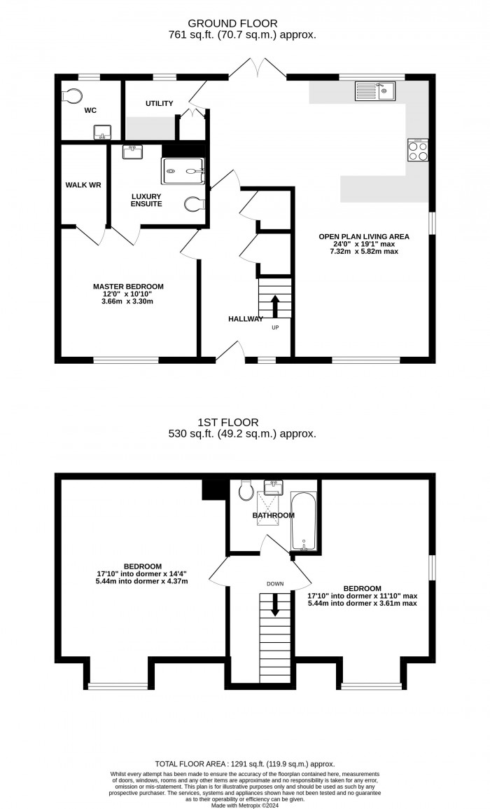 Floorplan for Tattershall Road, Woodhall Spa