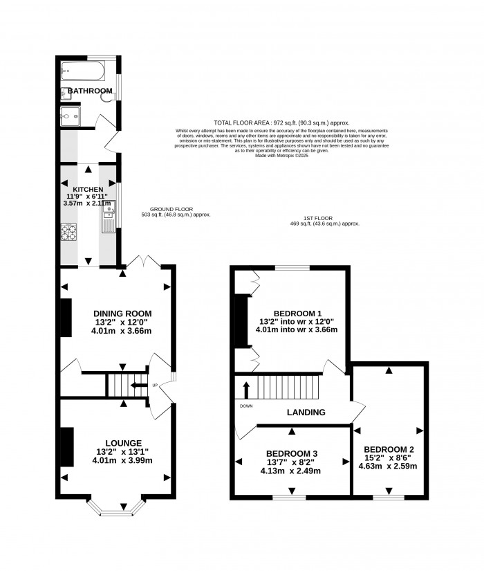 Floorplan for St. Catherines Grove, Lincoln