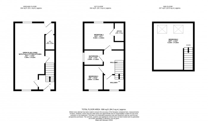 Floorplan for Picknett Way, Lincoln Road, Dunholme, Lincoln