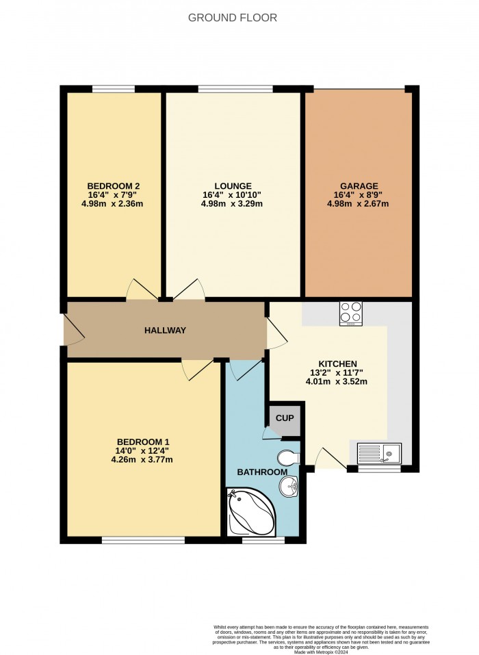 Floorplan for High Street, Yaddlethorpe