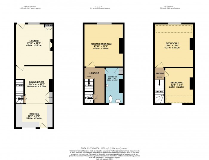 Floorplan for Bailgate, Lincoln