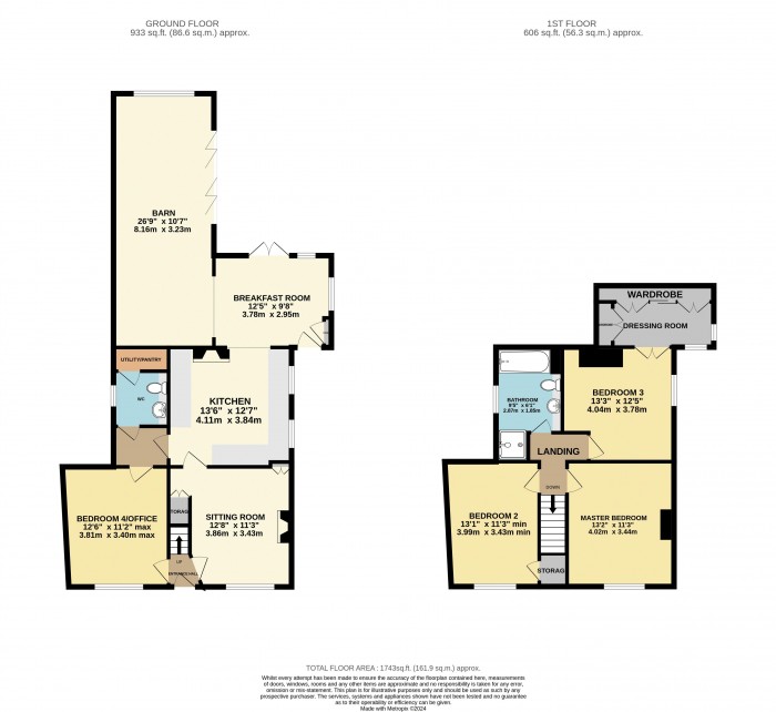 Floorplan for High Street, Waddington, Lincoln