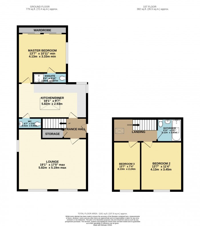 Floorplan for Alexandra Road, Woodhall Spa